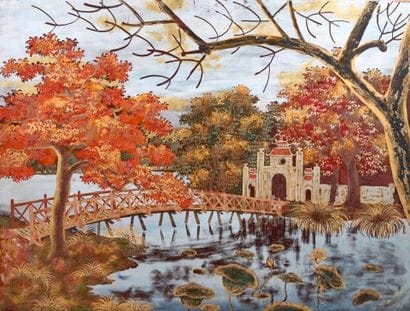École de THU DAU MOT.
Pont du petit lac de...
