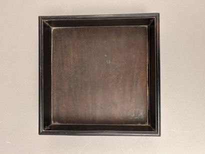 Set of items including: 
- An exotic wood...