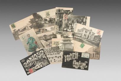 1908 - 1910
Set of about forty postcards,...