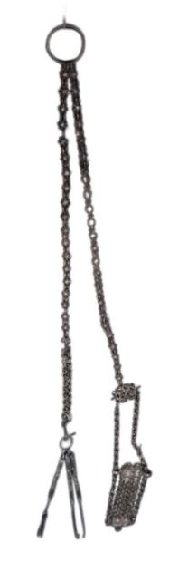 Baitong and 800°/°° silver chatelaine composed...