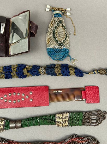 Lot of leather goods, curios and fashion...