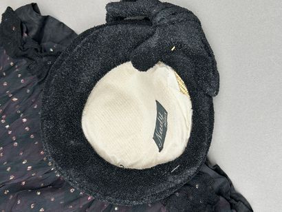 Fashion lot including: 
- A dress, with black...