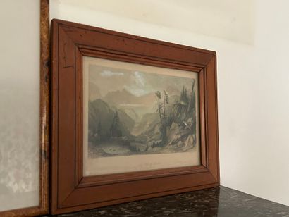 *Lot of 5 framed pieces including: 
- Nelly...