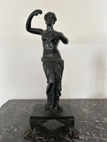*Draped woman in the Antique style. 
Sculpture...