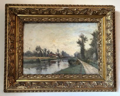 *Pierre-Emmanuel DAMOYE (1847-1916).
Riverbank...