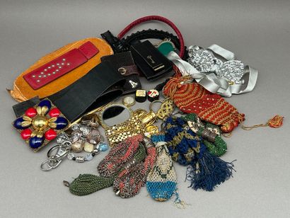 Lot of leather goods, curios and fashion...