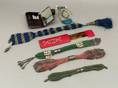 Lot of leather goods, curios and fashion...