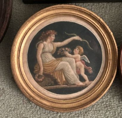 *Collection of 7 small framed or miniature...