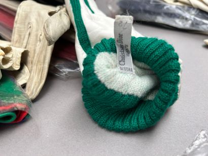 Lot including: 
- Christian DIOR. 
Pair of...