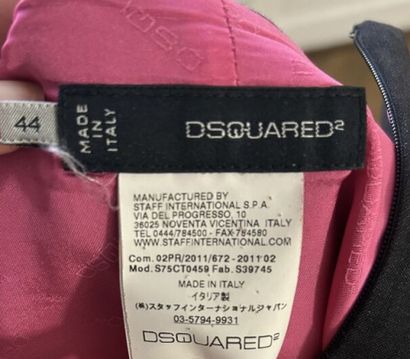DSQUARED2.
Asymmetrical wool-crepe dress...