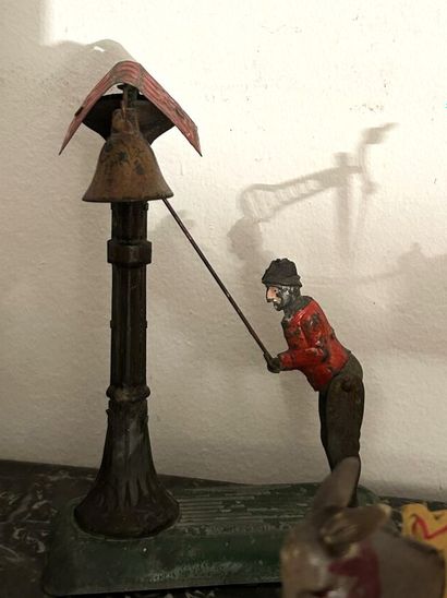 *Lot of pull toys or mechanical automatons...