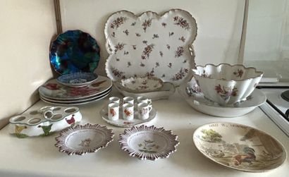 *LIMOGES, CHINA, CREIL & MONTEREAU and miscellaneous.
Large...