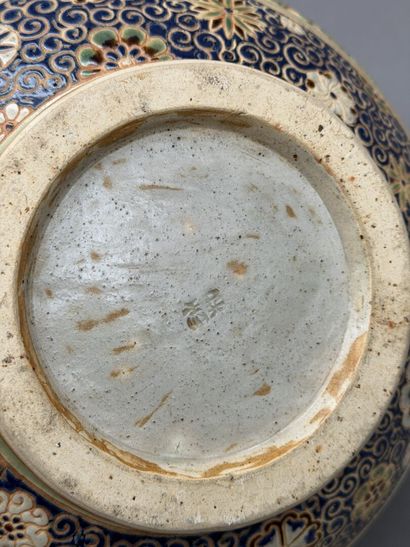 BIEN HOA.
Partially polychrome-glazed stoneware...