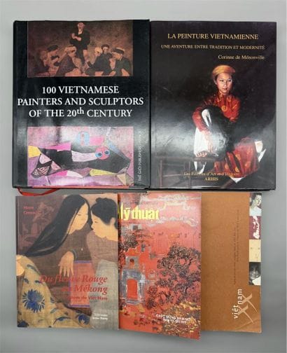 Lots de 5 ouvrages sur l'art au Vietnam
[PEINTURE...