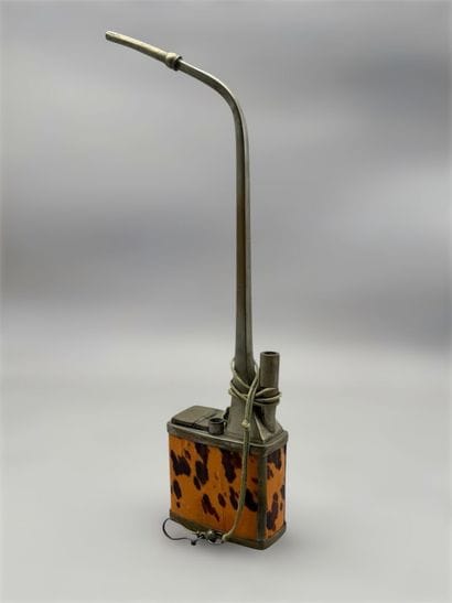 Water pipe made of baitong (paktong) with...