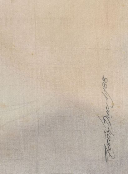 TRÂN DUC (20th century).
Woman at Ty Bà.
Painting...