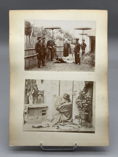 1890
[TONKIN]
Ensemble de seize tirages albuminés...