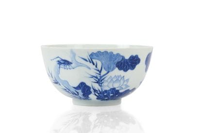 Blue-and-white porcelain bowl, known as “Hue...