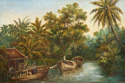 T. V. BUON (19th/20th century)
Gia Dinh School...