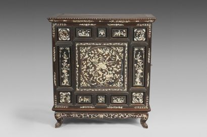 Ancestral altar made of exotic wood with...