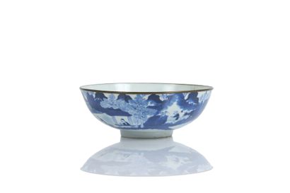 Two blue-and-white porcelain bowls, known...