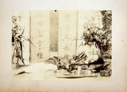 1890
[TONKIN]
Ensemble de seize tirages albuminés...