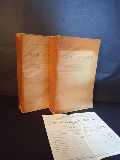 1909. Paul-Louis-Félix Philastre. Le Code...