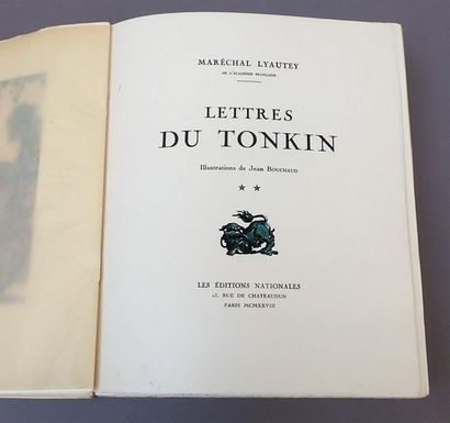 1928

Maréchal Lyautey

Lettres du Tonkin....
