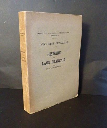 1930. Paul Le Boulanger. Histoire du Laos...