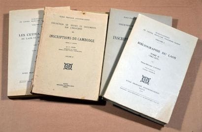 1942. 5 Etudes sur Le Laos et le Cambodge...