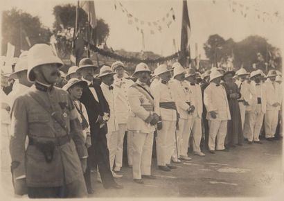 1914. 

Saïgon : inauguration de la statue...