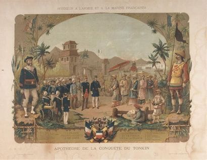 1885. Apothéose de la Conquête du Tonkin

Affiche....