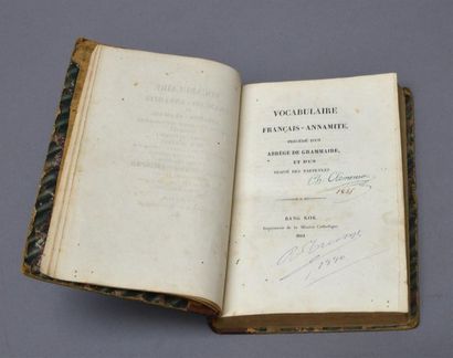 
1861. Vocabulaire Français-Annamite et Annamite-Français...
