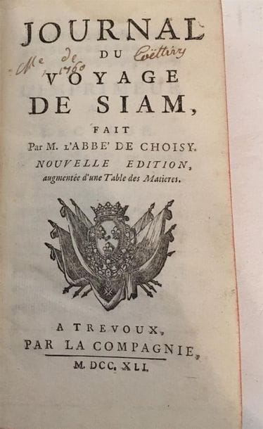 CHOISY (François Timoléon, Abbé de). Journal...