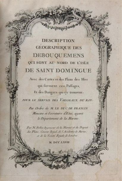 [MARINE]. BELLIN (Jacques Nicolas). Description...
