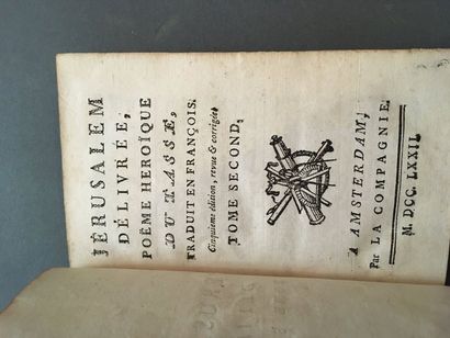 [TASSE (Torquato Tasso, dit le)]. Jérusalem...