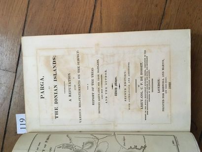BOSSET (Charles Philip de). Parga, and the...
