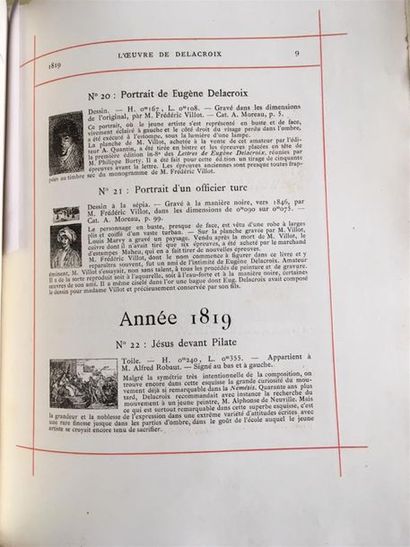 [DELACROIX]. ROBAUT (Alfred). L'OEuvre complet...