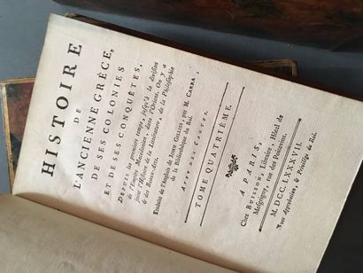 GILLIES (John). Histoire de l'ancienne Grèce,...
