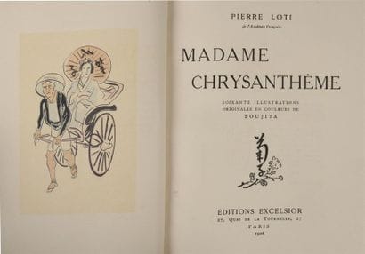 LOTI (Pierre). Madame Chrysanthème. Paris,...