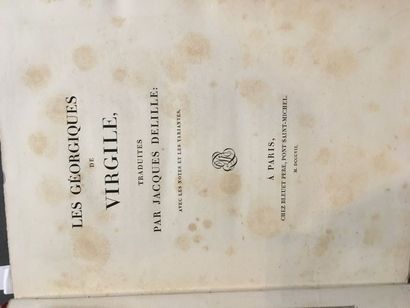 VIRGILE. Les Géorgiques. Traduction par Jacques...