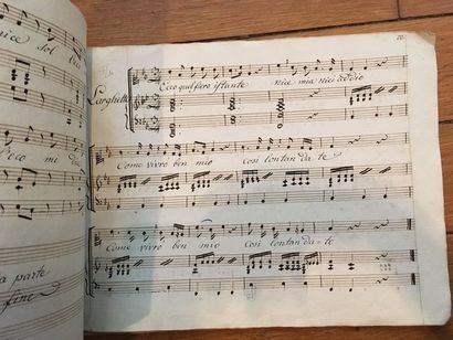 [MUSIQUE / MANUSCRIT - CRESCENTINI (Girolamo)]....