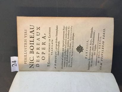 BOILEAU-DESPRÉAUX (Nicolas). Opera. Traduction...