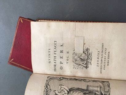 [HORACE]. Quinti Horatii Flacci Opera. Londini,...