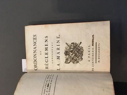 [MARINE]. Ordonnances et règlemens concernant...