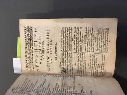 [PLUTARQUE]. LYCOSTHENE (Konrad Lykosthenes,...