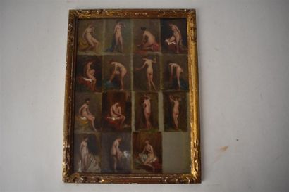 Ecole française vers 1880
Etude de femmes...