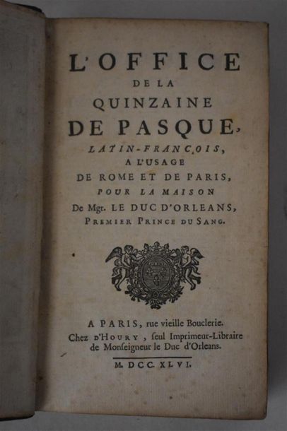 SEMAINE SAINTE
Office de la quinzaine de...