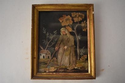 Ensemble de six broderies habillées, fin...