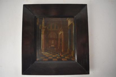 Ecole flamande du XVIIe siècle
Intérieur...